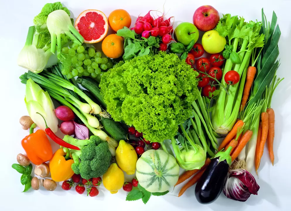 Sayur-sayuran dan buah-buahan untuk potensi